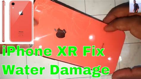 iphone xr drop and water test|water damage on iphone xr.